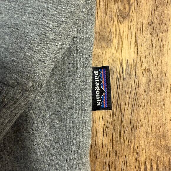 Patagonia Fitz Roy Horizons Uprisal Crew Sweatshirt Gray Logo Hike Unisex Medium - Picture 5 of 11